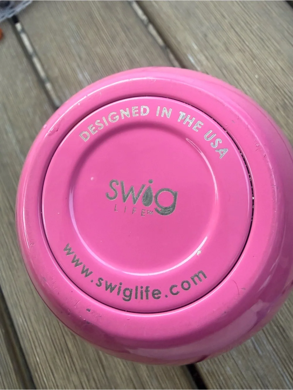 Swig Life Hot Pink Insulated Stainless Steel Stemless Tumbler Cup